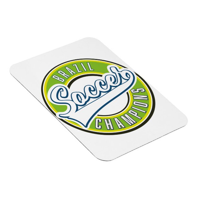 Magnet Flexible Brazil Soccer Champions (Côté Droit)