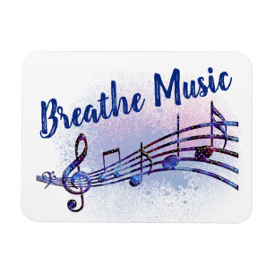 Magnet Flexible Breathe Music MoonDreams Music Logo