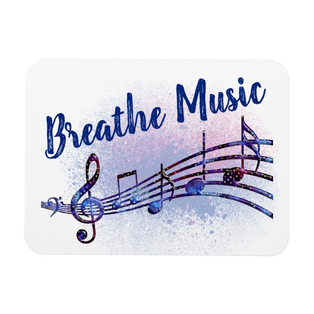 Magnet Flexible Breathe Music MoonDreams Music Logo (Horizontal)