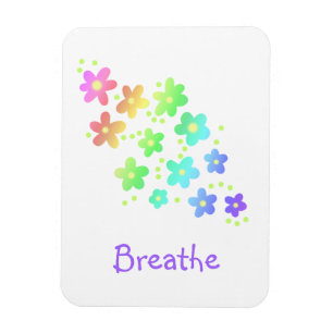 Magnet Flexible "Breathe" Sweet Rainbow Flowers
