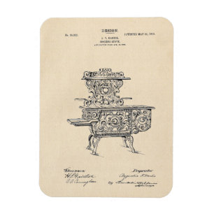 Magnet Flexible Brevet vintage de Cuisine de 1903