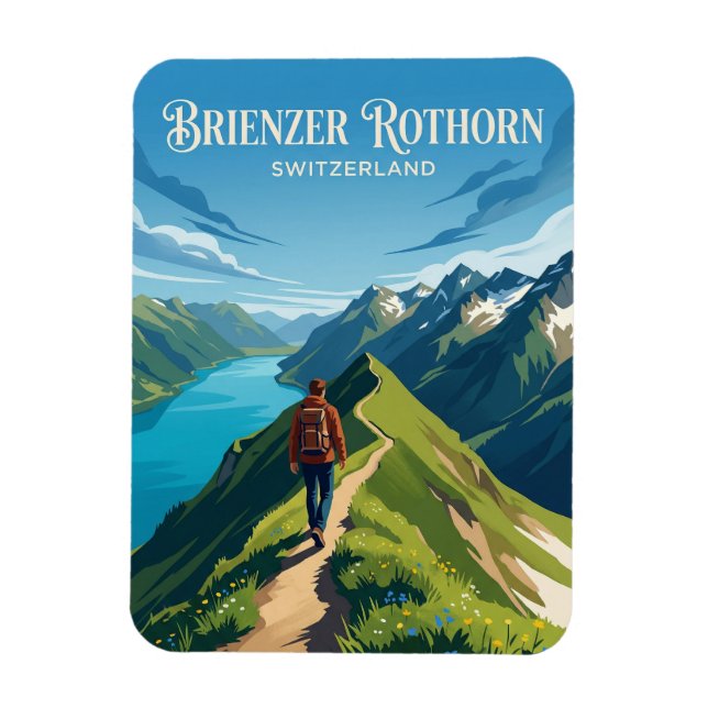 Magnet Flexible Brienzer Rothorn Suisse (Vertical)