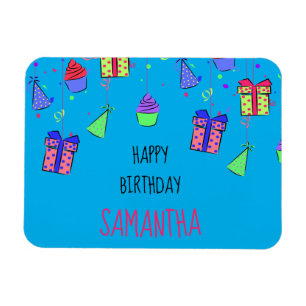 Magnet Flexible Bright & Colorful – Personalized Happy Birthday