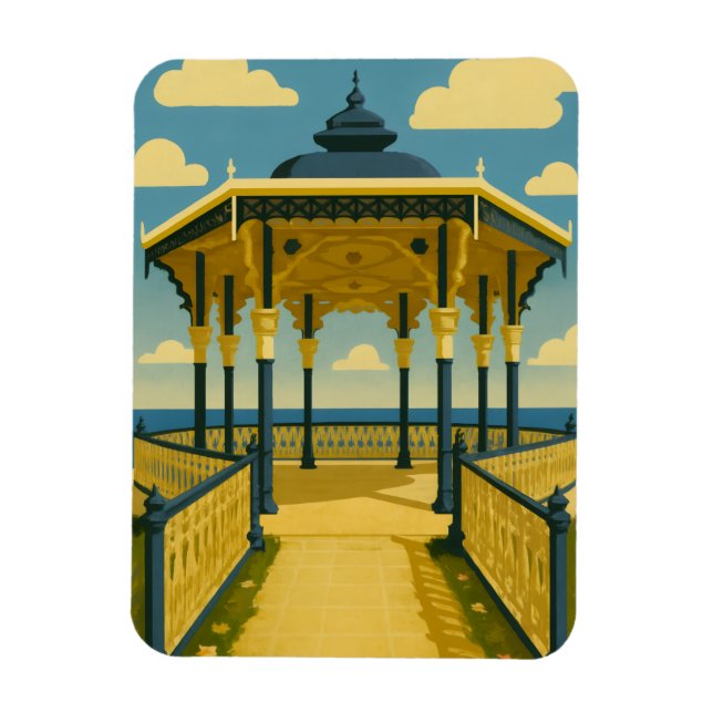 Magnet Flexible Brighton Bandstand - Art de l'architecture côtière (Vertical)