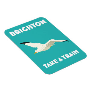 Magnet Flexible Brighton "Prendre un train"