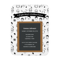 Brillant esprit brillant futur Editable Invitation