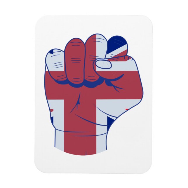 Magnet Flexible British Raised Fist (Vertical)