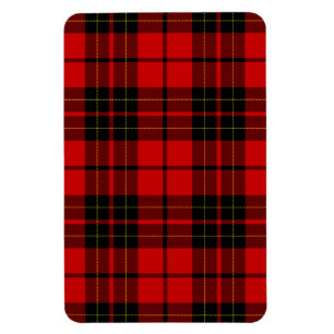 Magnet Flexible Brodie tartan rouge noir plaid