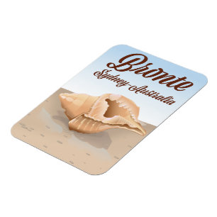 Magnet Flexible Bronte, Sydney, Australie Voyage de style vintage
