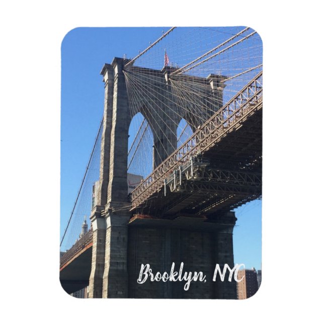 Magnet Flexible Brooklyn Bridge Sky New York City NYC Photographie (Vertical)