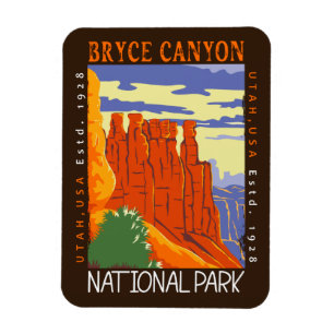 Magnet Flexible  Bryce Canyon National Park Utah Distressed
