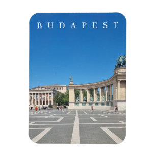 Magnet Flexible Budapest Heroes Carré vue réfrigérateur aimant