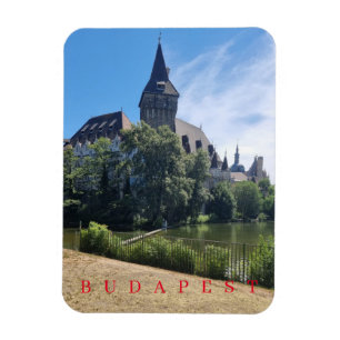 Magnet Flexible Budapest Vajdahunyad Vue du château aimant frigo
