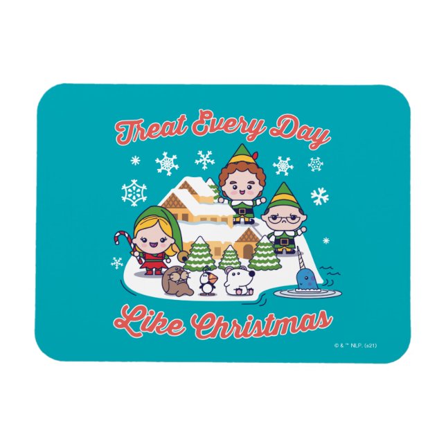 Magnet Flexible Buddy l'Elf Chibi Graphic (Horizontal)