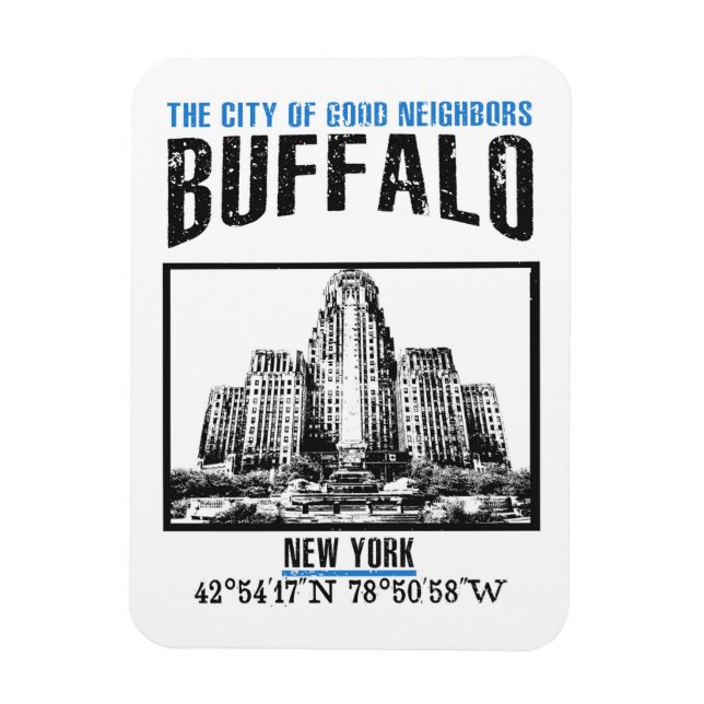 Magnet Flexible Buffalo (Vertical)
