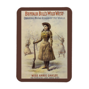 Magnet Flexible Buffalo Bill's Wild West Show avec Annie Oakley
