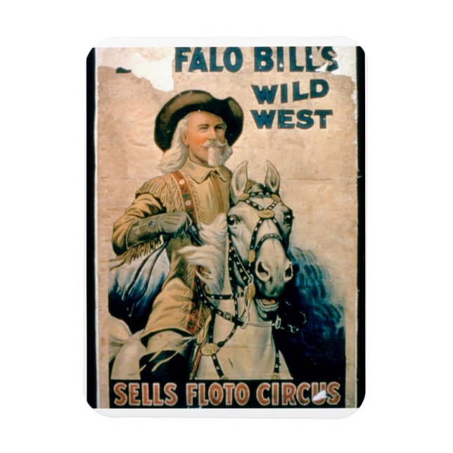 Magnet Flexible 'Buffalo Bill's Wild West', Vend Floto Circus (co. (Vertical)