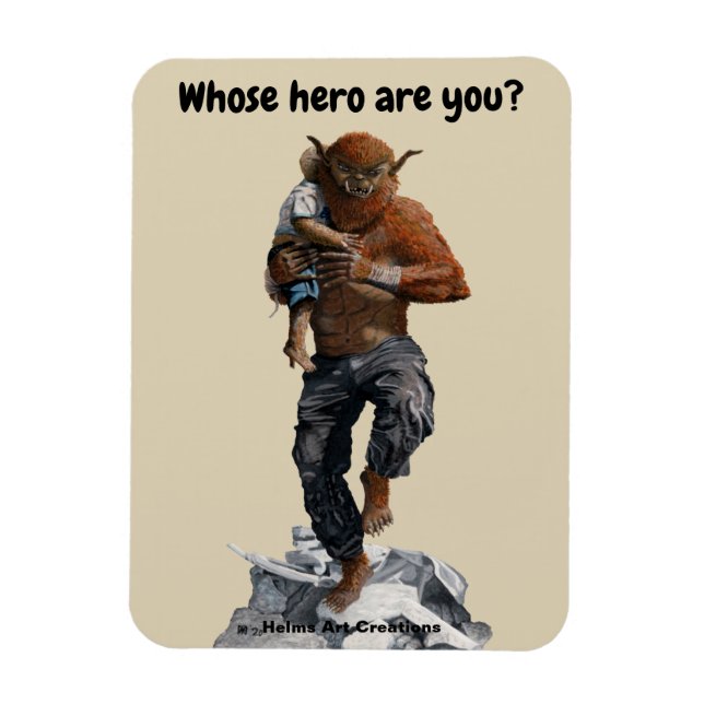 Magnet Flexible Bugbear Hero Secourt enfant Imaginaire magnétique  (Vertical)