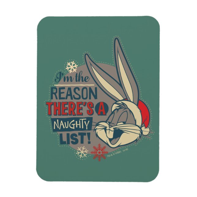 Magnet Flexible BUGS BUNNY™ - La raison pour laquelle il y a une l (Vertical)