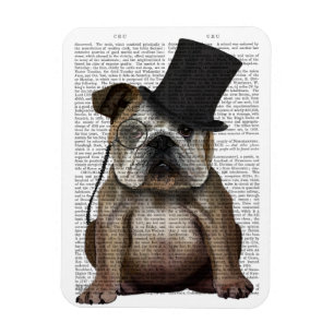 Magnet Flexible Bulldog anglais, Hound officiel et Casquette
