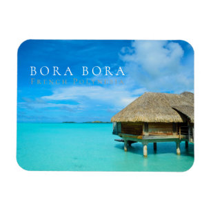 Magnet Flexible Bungalow sur Bora Bora, Polyensia