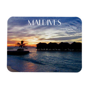 Magnet Flexible bungalows coucher de soleil maldives