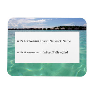 Magnet Flexible bungalows d'eau wifi détails
