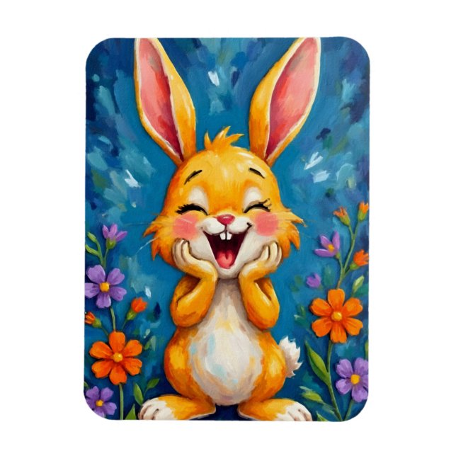 Magnet Flexible Bunny Bliss (Vertical)