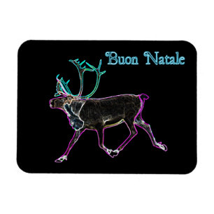 Magnet Flexible Buon Natale - Caribou électrique