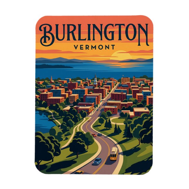 Magnet Flexible Burlington États-Unis (Vertical)