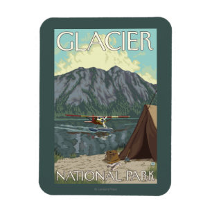 Magnet Flexible Bush Plane & Fishing - Glacier National Park, MT