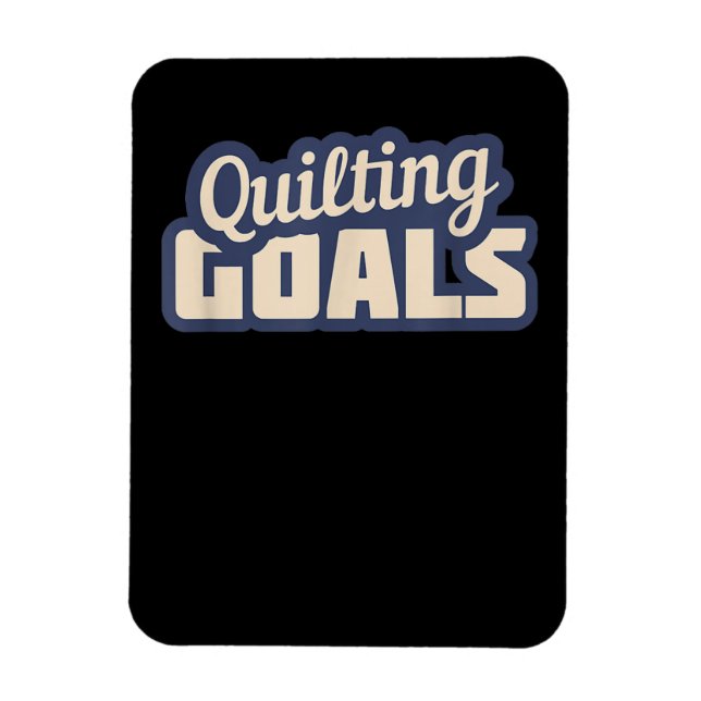 Magnet Flexible Buts Drôle De Quilting (Vertical)