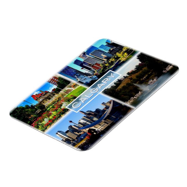 Magnet Flexible CA Alberta - Calgary - Garden of Blue Blood - (Côté Gauche)