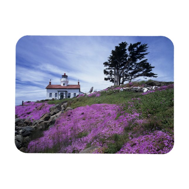 Magnet Flexible CA, Crescent City, phare de Battery Point avec (Horizontal)