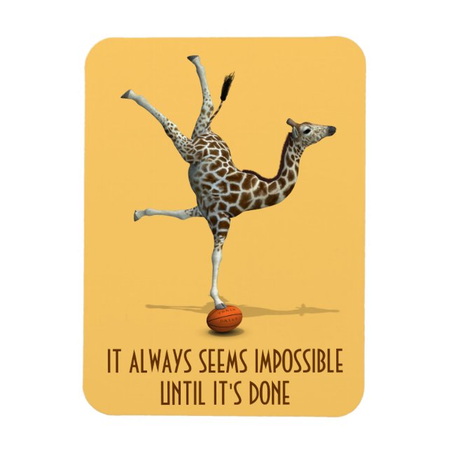 Magnet Flexible Ça semble toujours impossible jusqu'à ce qu'il soi (Vertical)