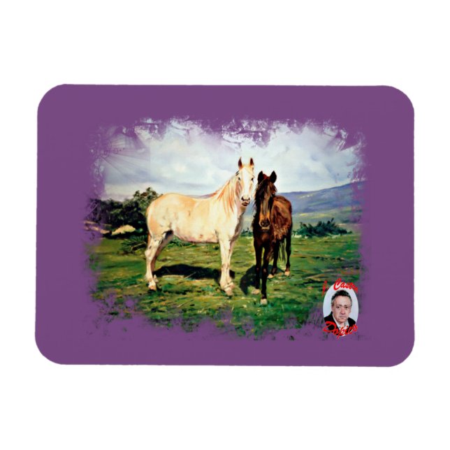 Magnet Flexible Caballos/Cabalos/Chevaux (Horizontal)