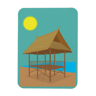Magnet Flexible Cabane en bambou