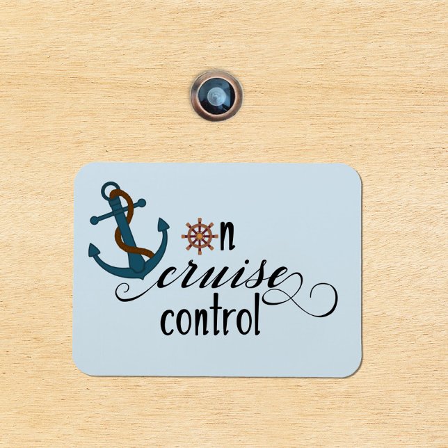 Magnet Flexible Cabine de contrôle de croisière drôle de porte de  (Créateur téléchargé)