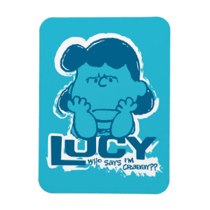 Magnet Flexible cacahuètes   Lucy Who Says I'm Crabby? ?