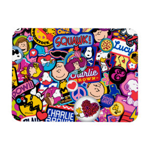 Magnet Flexible cacahuètes   Motif de patchs Mixtape