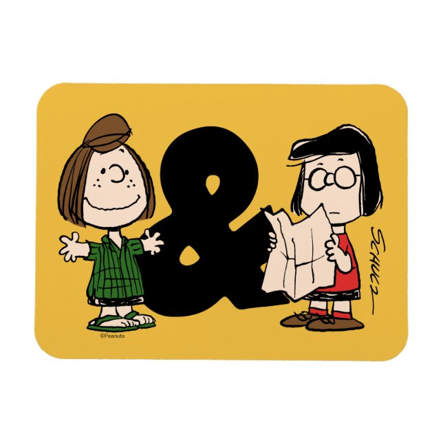 Magnet Flexible cacahuètes | Pepperment Patty & Marcie (Horizontal)