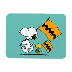 Magnet Flexible cacahuètes   Snoopy & Woodstock
