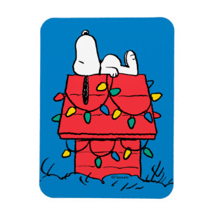 Magnet Flexible cacahuètes Snoopy's Dog House With Lights