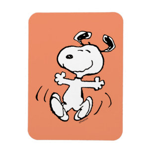 Magnet Flexible cacahuètes   Une Danse Heureuse Snoopy