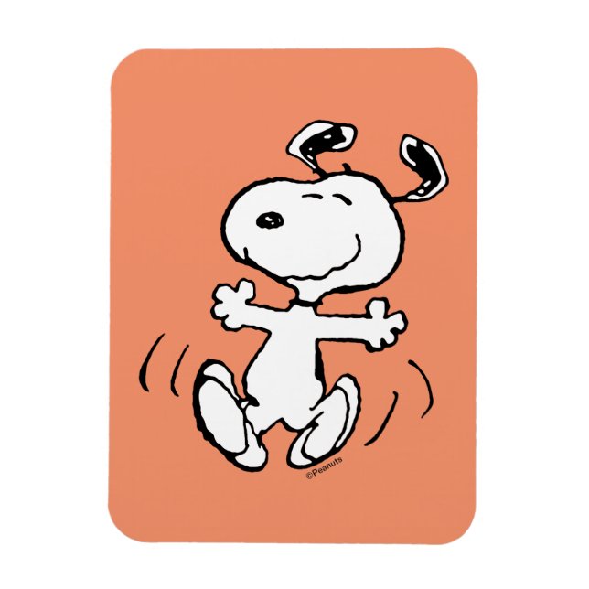 Magnet Flexible cacahuètes | Une Danse Heureuse Snoopy (Vertical)