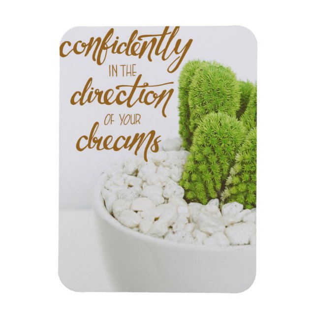 Magnet Flexible Cactus, Allez Confidentiellement (Vertical)