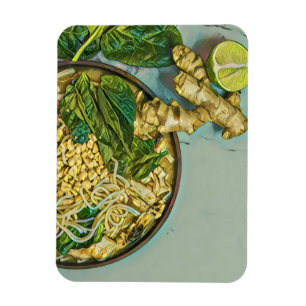 Magnet Flexible Cadeau amoureux des nouilles
