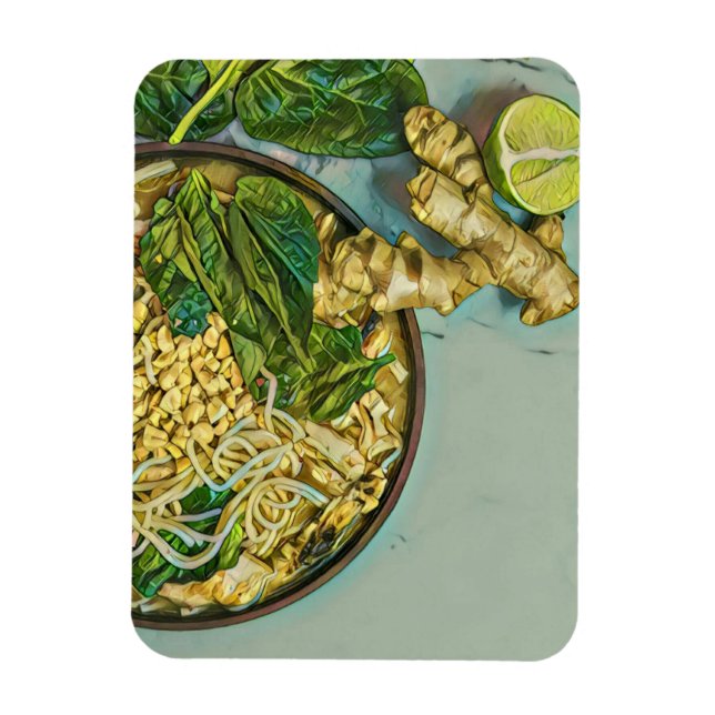 Magnet Flexible Cadeau amoureux des nouilles (Vertical)