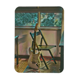 Magnet Flexible cadeau d'anniversaire guitariste