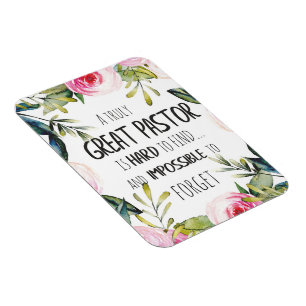 Magnet Flexible Cadeau d'appréciation pour le pasteur Citation de